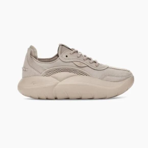 UGG | LA Cloud Low Trainer‎ Putty Tan Suede Sneakers Shoes Size 6 - Picture 1 of 8